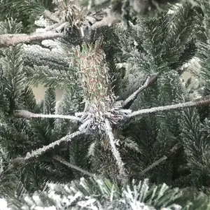 Usine Vente Directe Neige Arbre De Noël Floqué Pvc Pe Mixte De Noël Vacances Décoration De La Maison De Haute Qualité Arbre De Noël - Product Image 4