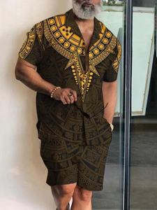 <span class=keywords><strong>Abbigliamento</strong></span> <span class=keywords><strong>casual</strong></span> da <span class=keywords><strong>uomo</strong></span> set di due pezzi pantaloncini camicia estiva e set corto da <span class=keywords><strong>uomo</strong></span> - Product Image 6