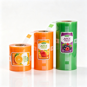 Rouleau de film de plastification thermique transparent, film d'emballage imprimé sur mesure pour les étiquettes de boîtes de boissons - Product Image 3