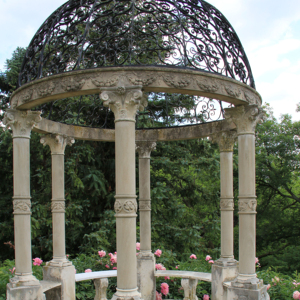 Large Outdoor Domed White Marble Pavilion with Marble Roman <strong>Columns</strong> - Product Image 2