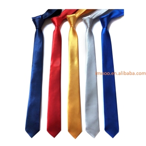 Cravate pour homme, prix d'usine en Chine, 5 cm, cravate fine, couleur unie, cravate en polyester, bleu royal, or, cravate de soirée, cravate formelle, cravate tendance - Product Image 6