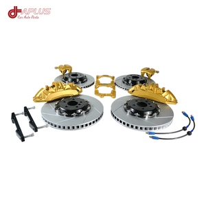 Kit de freinage APLUS, étriers dorés, disques argentés, ensemble de mise à niveau avant-arrière pour BMW - Product Image 1