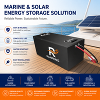 Batterie LiFePO4 12V 500Ah à décharge profonde, haute qualité, autonomie prolongée, pour bateaux marins et stockage solaire, au phosphate de fer et de lithium