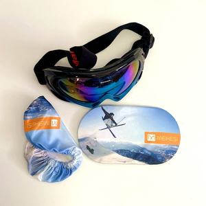 OEM उच्च बनाने की क्रिया सीएमवाईके ग्राहक लोगो माइक्रोफ़ाइबर स्की चश्मा दर्पण कवर - Product Image 6
