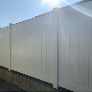 6x8ft 1.8x2.4m pas cher vinyle clôture cour jardin maison couleur blanche personnalisation panneaux de clôture extérieur pvc clôture portes - Product Image 5