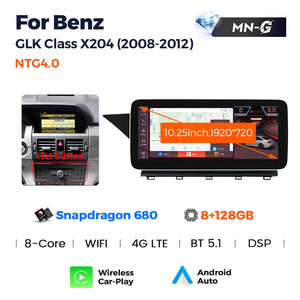 MEKEDE <span class=keywords><strong>Android</strong></span> 14 8+256G CarPlay Navigazione Multimediale <span class=keywords><strong>Auto</strong></span> <span class=keywords><strong>per</strong></span> Benz GLK Classe X204 NTG4.0 NTG4.5 Autoradio BT DSP - Product Image 1