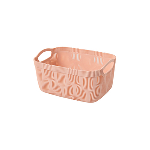 Petit panier à motif de pompon personnalisé panier de rangement en plastique pour articles divers - Product Image 1