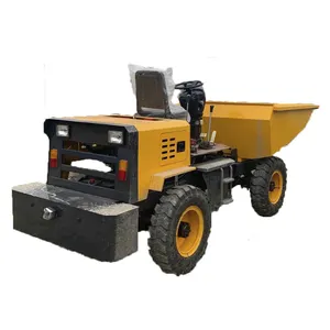 Small Front-Loading Concrete Dumper Truck Site Dumper Engineering Front Discharging Small Four Wheeled Dump Truck