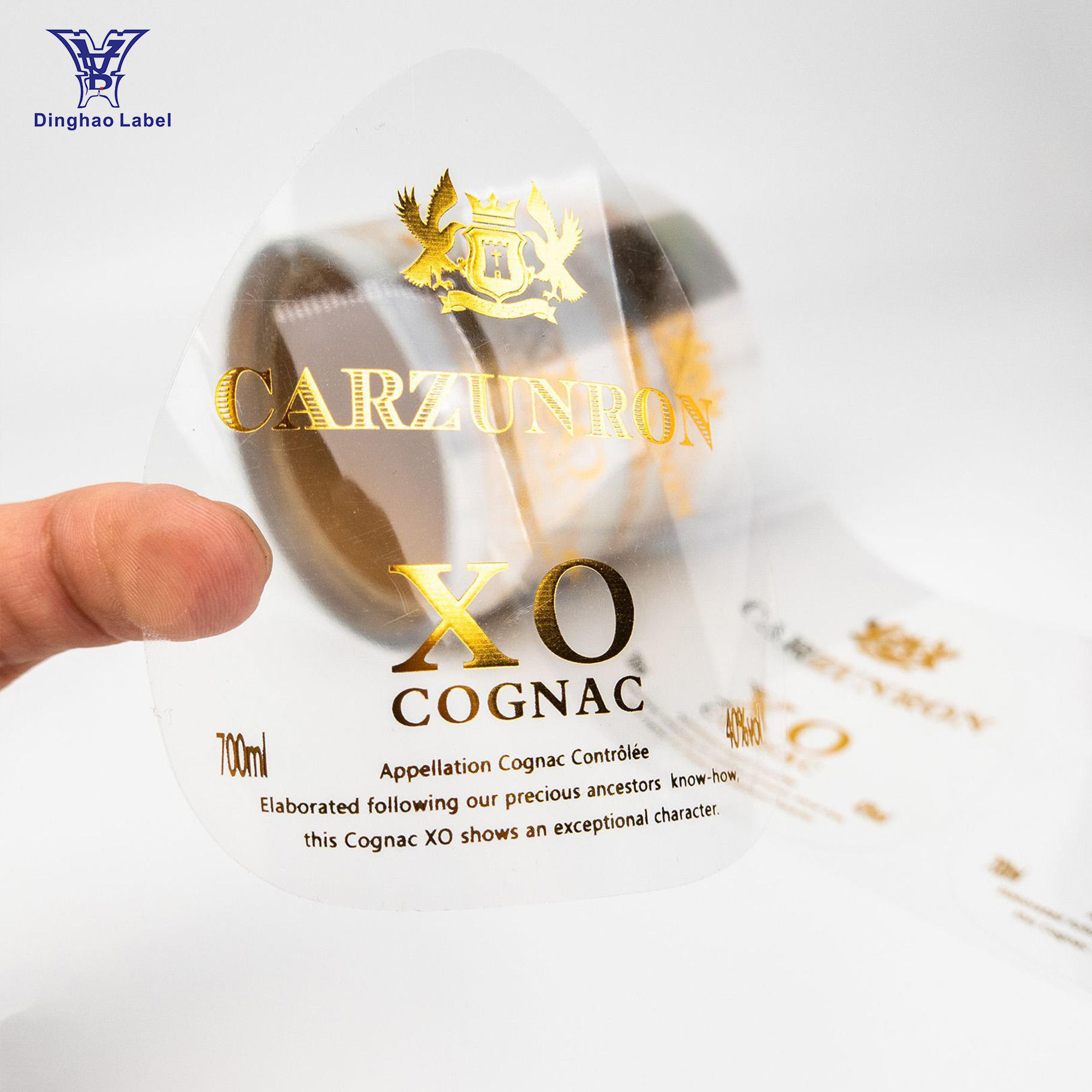 定制模切透明标签纸彩色标签纸印刷食品包装可爱谢谢不干胶贴纸 from