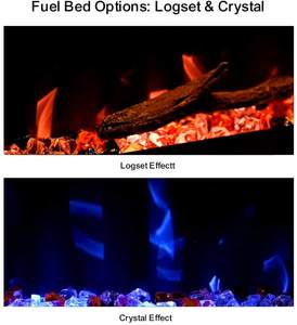 Chimeneas Eléctricas de Alta Calidad Luxstar, <span class=keywords><strong>Chimenea</strong></span> Moderna de Lujo Integrada de 40 Pulgadas con Llama Real y Termostato Ajustable - Product Image 5