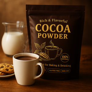 Complément Alimentaire en Poudre de Chocolat au Cacao à Base de Gentiane pour Adultes et Adolescents, Soutien Immunitaire, Saveurs Blanc/Noir/Lait, Dose de <span class=keywords><strong>5g</strong></span>, 500g par Bouteille - Product Image 3