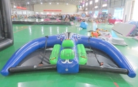 Vente en gros de jouets aquatiques gonflables en PVC certifiés CE, type Flyfish/Fish Flying, 4,2 m x 3,6 m, couleur personnalisée disponible