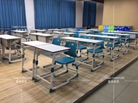 Table d'étude d'école primaire à hauteur réglable et chaises bureau et chaise d'étudiant