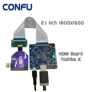 Carte CONFU HDMII vers MIPI 2.1 pouces 1600x1600 VS021XRM-NW0-DKP0 FHD LCD IPS Module d'écran de panneau d'affichage pour VR AR MR XR HMD chine