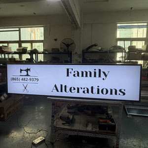 8*4FT <b>Led</b> <b>Light</b> Box <b>Sign</b> Commercial Aluminum Indoor Hanging Wall Mounted <b>Light</b> Box Rectangle Street Shop Billboard - Product Image 3