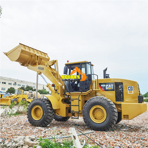 รถตักล้อยาง Caterpillar 966H มือสอง 23 ตัน เครื่องยนต์เดิม รถตักหน้า รถตักหนัก เครื่องจักรก่อสร้างขนาดใหญ่ พร้อมหัวเจาะ - Product Image 1