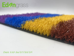 <span class=keywords><strong>Tappeto</strong></span> da pavimento per il tempo libero e lo sport erba di fabbrica erba gialla viola blu bianco erba artificiale - Product Image 3