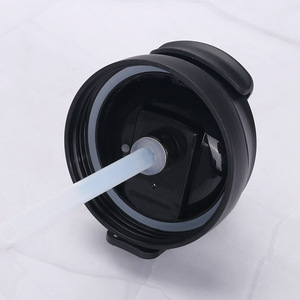 Tasse thermique personnalisée à double fonctions, avec <span class=keywords><strong>bec</strong></span> rabattable et couvercle de verrouillage, tasse de café pour voyage en acier inoxydable de 400ml avec paille - Product Image 3