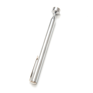 Outil de ramassage magnétique télescopique type stylo, extensible, en acier inoxydable, aimant puissant, pour vis, boulons et quincaillerie - Product Image 1