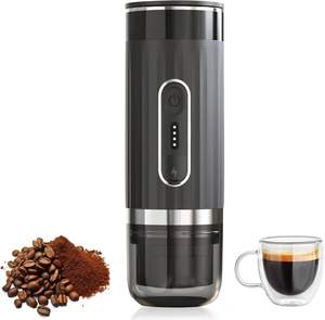 Máquina de Café Espresso Automática Portátil Profesional Mini para Automóvil, con 15 Bares de Presión, para Uso en Hoteles y Hogares - Product Image 1