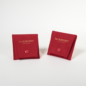PackSecret Customized Luxury <b>Magnetic</b> Gift Box Corrugated Paper Packaging Boxes with Microfiber <b>Button</b> Pouch Foil Logo Printed - Product Image 5