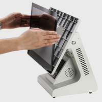 Caisse enregistreuse tout-en-un avec écran tactile capacitif de 15,6 pouces, design moderne et tendance