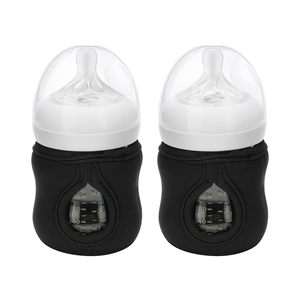 Funda de neopreno reutilizable para biberón de vidrio de 4 oz, aislante de calor/frío, para accesorios de bebidas de vidrio Philips Avent - Product Image 1