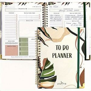 Custom Stylish Classic Do List <b>Planner</b> Spiral Binding Elastic Closure Hardcover Elegant Designable Inner Pages Gift 100 Sheets - Product Image 1