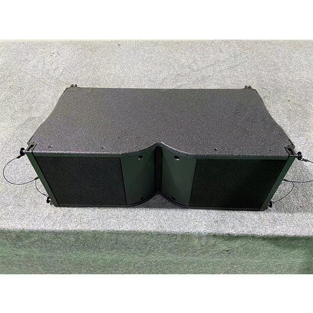 Two-Way Professional Audio Equipment PA System with Double 8 Inch Woofer Outdoor Sound Line Array in a Passive Plywood Box