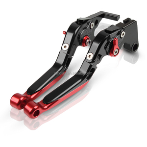 Accessori moto leva frizione freno regolabile pieghevole estensibile CNC per <span class=keywords><strong>Aprilia</strong></span> <span class=keywords><strong>SR</strong></span> 50 MY 2017-2019 2018 <span class=keywords><strong>SR</strong></span> MAX 125 <span class=keywords><strong>300</strong></span> - Product Image 1