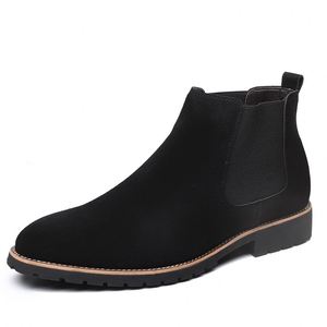 Bottes tendance pour hommes, taille 39-48, bottes hautes à la mode, bottes en cuir noires, toutes occasions, chaussures pour hommes - Product Image 5