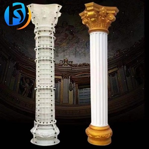 Römische Säulenform zur Dekoration aus Beton und Zement für Hausdekoration und Garten, Kunststoffform für Beton-Römische Säulen - Product Image 1