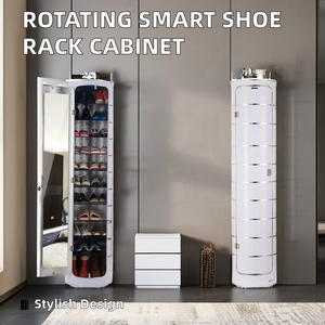 Zapatero Inteligente Moderno de Almacenamiento Vertical Cilíndrico, Mueble de Salón de Nuevo Tipo para Dormitorio, para Decoración del Hogar - Product Image 5