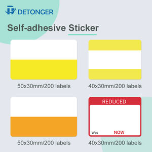 Detonger OEM personnalisé au détail étiquette de rayon rouleaux de papier autocollant thermique étiquette de prix préimprimée - Product Image 5
