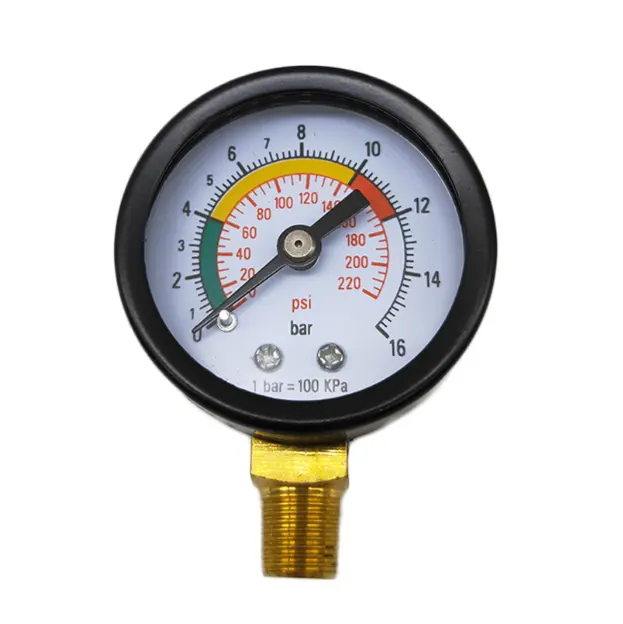 ラジアル気圧計浄水器純水機検出水圧計0-10KG/1/1.6MPA真空