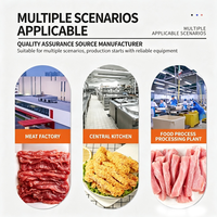 Machine automatique de découpe de jambon, découpeuse commerciale de bacon, de saucisses et de viande, taille de coupe réglable de 1 à 18 mm, en acier inoxydable