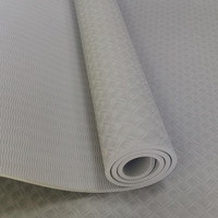 Tapete de Yoga TPE Antideslizante Extra Ancho de 10 mm para Gimnasio en Casa, Absorción de Impactos, No Tóxico, para Pilates