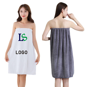 Toalla de Baño Exfoliante para SPA, Tipo Vestido/Falda, <span class=keywords><strong>Gran</strong></span> Absorción de Agua, Microfibra, para Salón de Belleza, Masajes y Cuidado de la Piel para Mujeres - Product Image 2
