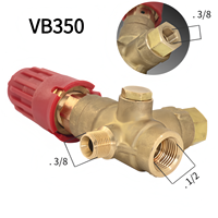Vanne de déchargement VB350 avec pompe haute pression à bouton, vanne de régulation de pression, compatible avec AR/Comet/inter/5650psi/10.5gpm
