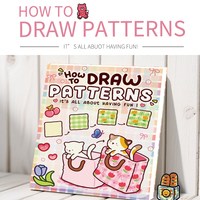 Hoe patronen te tekenen Schattig Kawaii stapsgewijs tekenboek voor kinderen, meisjes, school, kunstactiviteiten, feestjes, verjaardagen, vakantiegeschenken