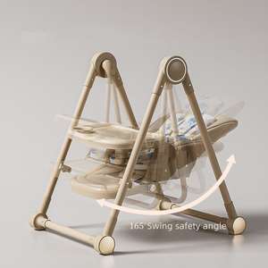 Silla Alta Moderna para Bebé 3 en 1, Plegable, Ajustable, Multifuncional, de Metal, de Lujo, con Certificación CE, Capacidad de Carga de 250 lb - Product Image 6