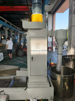 Compacteur de sol à vis unique à vendre granulateur de recyclage de plastique utilisé traitement de pelletisation à anneau d'eau PP HDPE Core Motor PLC