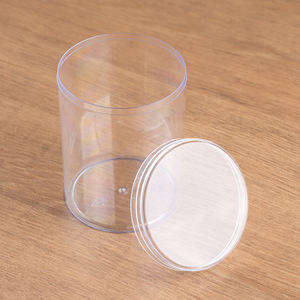 Boîte Ronde en Plastique Transparent de Qualité Alimentaire Personnalisée, Boîte d'Emballage en PS, Boîte de Présentation pour Biscuits et Bonbons avec Couvercle - Product Image 2
