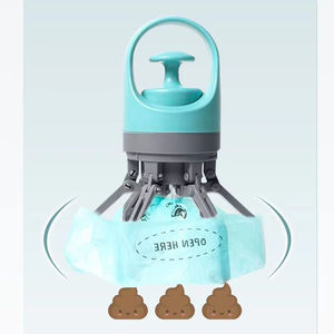 Recogedor de Excrementos para Mascotas, Suministros para Perros, Pinza de Agarre para Exteriores, Pala de Seis Garras Portátil, Desmontable - Product Image 1