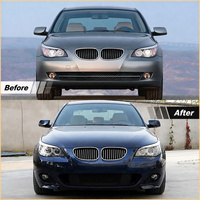 Kit de carrosserie large style MT Sport pour pare-chocs avant et arrière avec calandre pour BMW Série 5 E60 2004-2010 - Kit de conversion