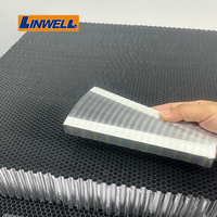 Panneau d'évent de blindage Emi Panneau sandwich composite en aluminium absorbant le son en nid d'abeille Table de machine de découpe laser du Vietnam