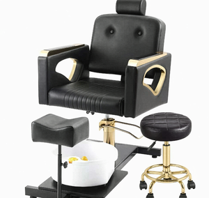 Fauteuil de pédicure haut de gamme avec roulettes, 360° °   Chaise pivotante pour spa des pieds, pour salon de manucure, salon de beauté et spa - Product Image 2