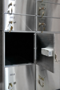 Thép không gỉ an toàn hộp tiền gửi với nhung trái phiếu hộp và JZ-01 khóa chìa khóa kép - Product Image 6