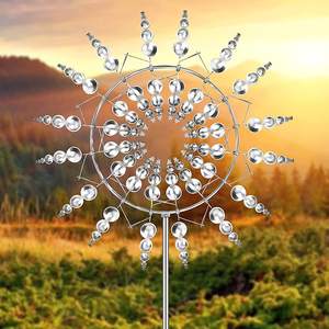 Hot Sale Modern Outdoor Garden Art 2 M Durchmesser Metall Edelstahl Wind Motion Kinetische Skulpturen Dekoration zum Verkauf - Product Image 2