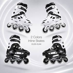 Patins à roulettes pour adultes, patins à <span class=keywords><strong>glace</strong></span>, patins de vitesse, patins en ligne à une rangée, patins artistiques unisexes, niveau débutant, professionnel, microfibre, hiver - Product Image 6